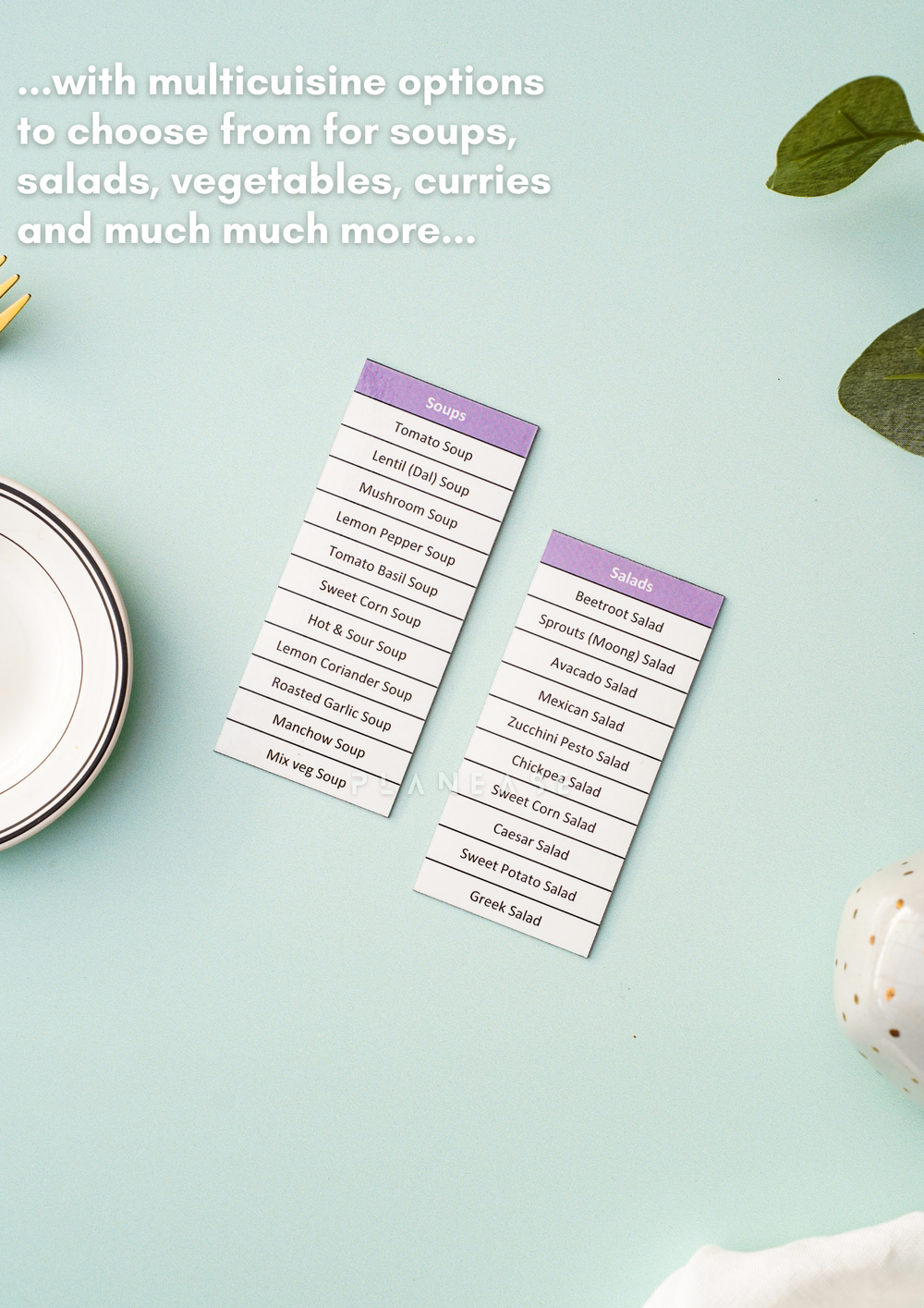 Planease Meal Planning Fridge Magnets