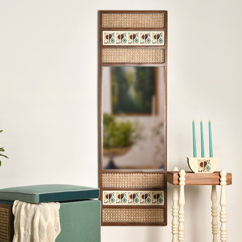 Wall Mirrors - Special Box Framed Rectangular Decorative Wall Mirror - Pepperfry